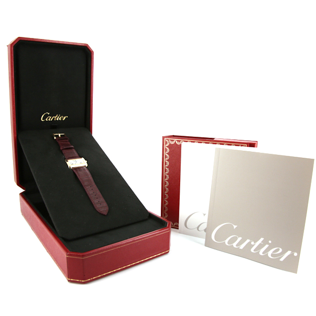 Reloj Cartier Tank Divan de oro amarillo Ref :  2601 Circa  2004 - Detail D2