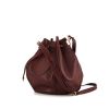 Cartier shoulder bag in burgundy leather - 00pp thumbnail