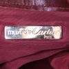 Bolso bandolera Cartier en cuero color burdeos - Detail D3 thumbnail