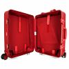 Valise rigide Rimowa Check-In Edition Limitée en aluminium bicolore rouge et blanc et plastique rouge - Detail D2 thumbnail