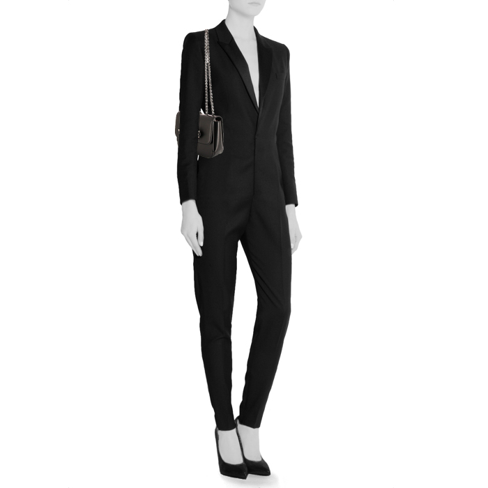 Bolso bandolera Christian Louboutin Sweet Charity en cuero negro - Detail D1