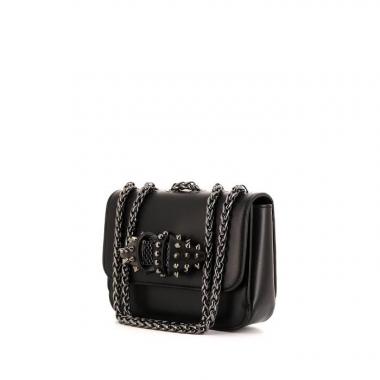 Borsa Paloma Mini in pelle con borchie in Nero - Christian Louboutin