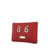 Pochette Fendi Bag Bugs en cuir rouge - 00pp thumbnail