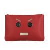 Pochette Fendi Bag Bugs en cuir rouge - 360 thumbnail