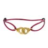 Dinh Van Menottes R10 bracelet in yellow gold and silk - 00pp thumbnail