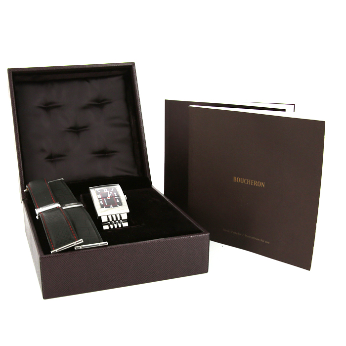Boucheron Reflet-Xl watch in stainless steel Circa 2000 - Detail D3