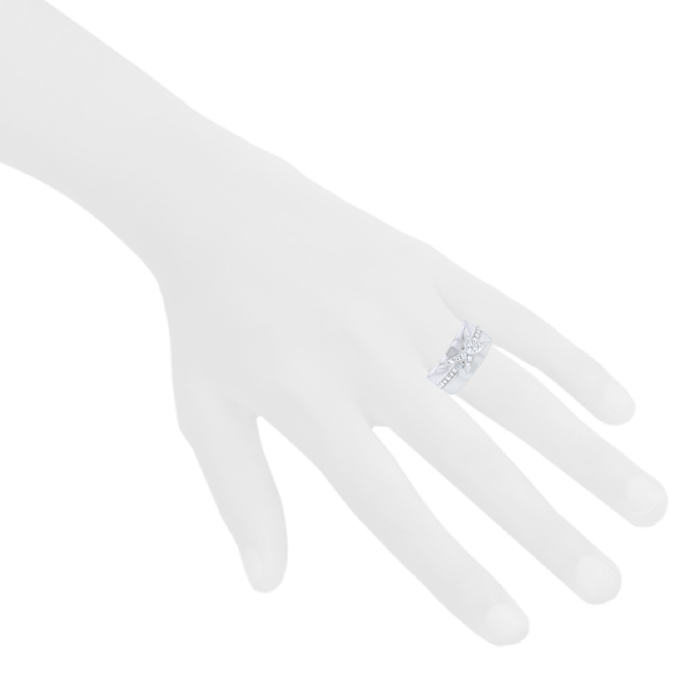Mauboussin Etoile Divine ring in white gold and diamonds - Detail D1