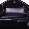 Bolso bandolera Chanel Vintage en terciopelo acolchado negro - Detail D2 thumbnail