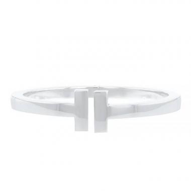 Bracelet jonc ouvrant Tiffany & Co Square en argent