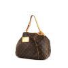 Shopping bag Louis Vuitton Galliera modello medio in tela monogram marrone e pelle naturale - 00pp thumbnail