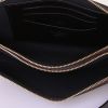 Borsa a tracolla Louis Vuitton Double Zip in tela monogram cerata marrone e pelle nera - Detail D2 thumbnail