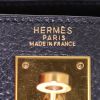 Borsa Hermes Kelly 32 cm in pelle Fjord nera - Detail D4 thumbnail