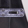 Bolso de mano Hermes Kelly 32 cm en cuero Fjord negro - Detail D5 thumbnail