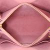 Bolso de mano Louis Vuitton Soufflot BB en lona Monogram marrón y cuero rosa - Detail D3 thumbnail