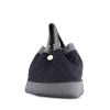 Chanel handbag in denim canvas and grey canvas - 00pp thumbnail