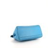 Fendi Mini Peekaboo shoulder bag in blue leather - Detail D5 thumbnail