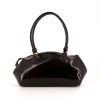 Louis Vuitton Sheerwood handbag in purple monogram patent leather - 360 thumbnail
