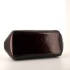 Borsa Louis Vuitton Sheerwood in pelle verniciata monogram color prugna - Detail D4 thumbnail