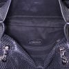 Borsa Chanel Timeless in pelle nera con motivo forato - Detail D3 thumbnail