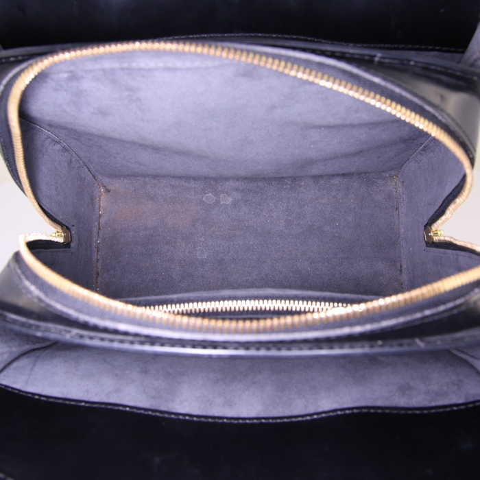 Louis Vuitton Pont Neuf handbag in black epi leather - Detail D2