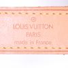 Bolso de mano Louis Vuitton Reade en charol Monogram verde y cuero natural - Detail D3 thumbnail