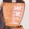 Louis Vuitton Pochette accessoires pouch in brown monogram canvas and natural leather - Detail D3 thumbnail