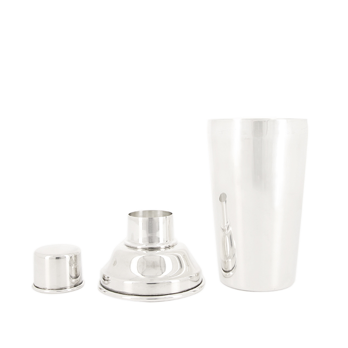 Christian Dior, shaker in silver plated metal from the 1980s, signed - Detail D1