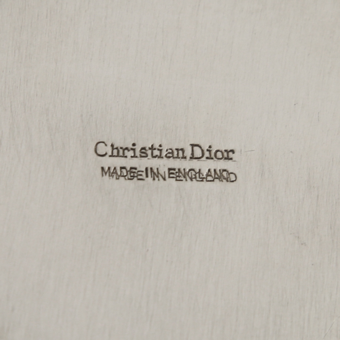 Christian Dior, shaker en métal argenté des années 1980, signé - Detail D4