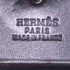 Bolso de mano Hermes Herbag en lona negra y cuero negro - Detail D4 thumbnail