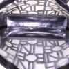 Shopping bag Celine in resina trasparente e nera e pelle nera - Detail D2 thumbnail