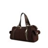 Celine handbag in brown leather and brown canvas - 00pp thumbnail