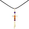 Chaumet Amour pendant in yellow gold,  colored stones and diamonds - 00pp thumbnail