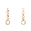 Paire de pendants d'oreilles Piaget Possession en or rose et diamants - 00pp thumbnail