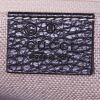 Gucci Interlocking G handbag in black grained leather - Detail D4 thumbnail