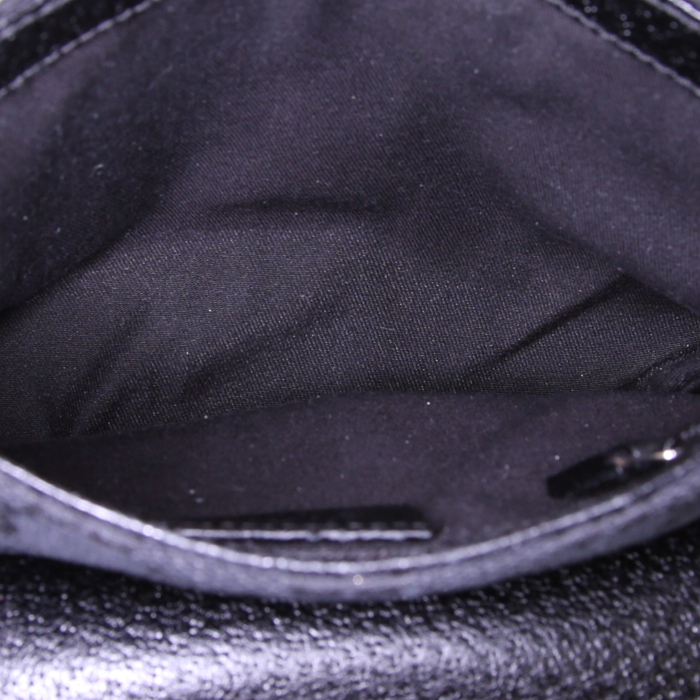 Gucci clutch-belt in black monogram canvas and black leather - Detail D2