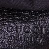 Bolsito-cinturón Gucci en lona Monogram negra y cuero negro - Detail D3 thumbnail