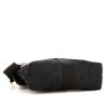 Pochette-ceinture Gucci en toile monogram noire et cuir noir - Detail D4 thumbnail