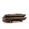 Valentino Garavani Vavavoom night bag in green, black, silver and pink strass and khaki leather - Detail D5 thumbnail