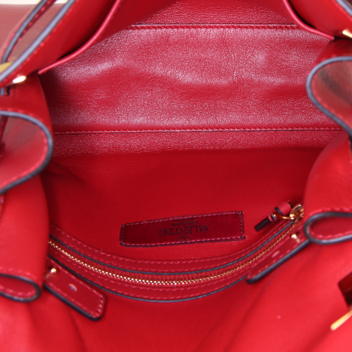 Borsa Valentino Garavani My Rockstud in pelle rossa - Detail D3
