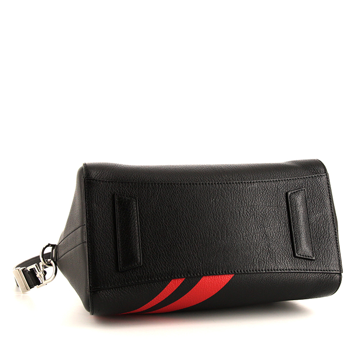 Borsa Givenchy Antigona modello piccolo in pelle martellata nera - Detail D5