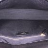 Bolso de mano Saint Laurent College modelo grande en cuero acolchado con motivos de espigas negro - Detail D3 thumbnail