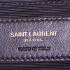 Bolso de mano Saint Laurent College modelo grande en cuero acolchado con motivos de espigas negro - Detail D4 thumbnail