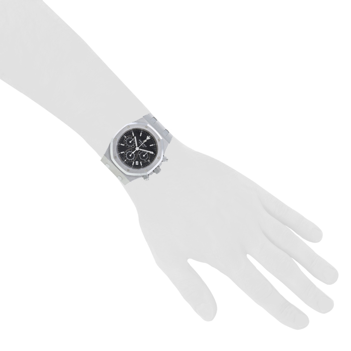 Audemars Piguet Royal Oak Chrono watch in stainless steel Ref: 26300ST Circa 2010 - Detail D1