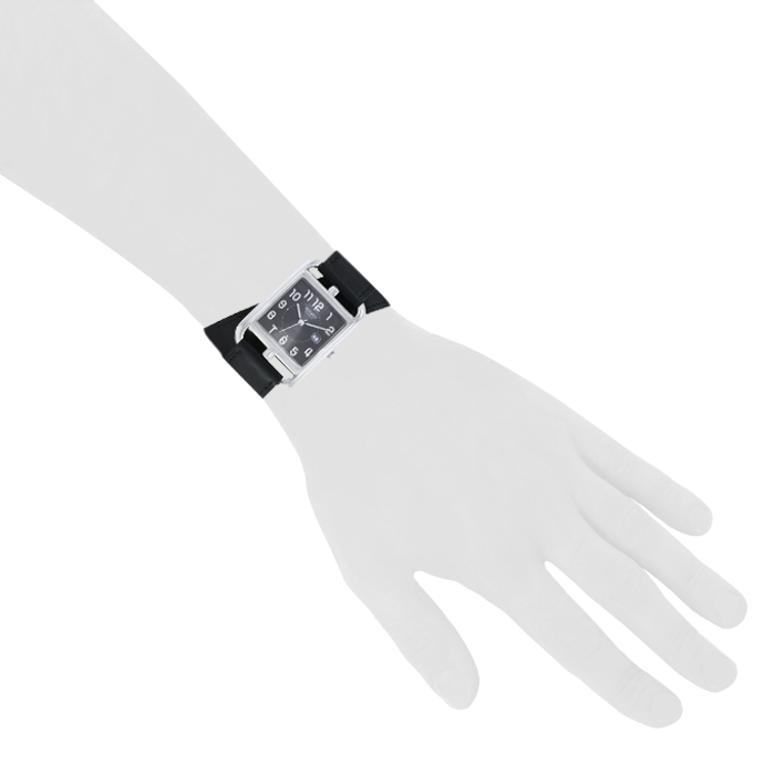 Hermes Cape Cod watch in stainless steel Ref:  CC2.710 - Detail D1