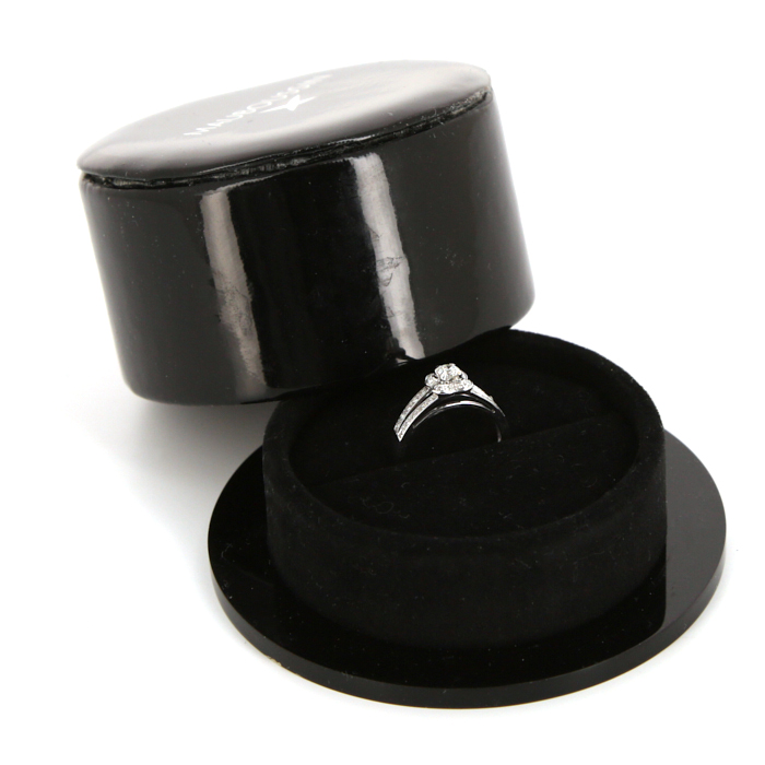 Mauboussin Chance Of Love ring in white gold and in diamond - Detail D2