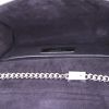 Saint Laurent Kate shoulder bag in silver canvas - Detail D2 thumbnail