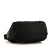 Prada shoulder bag in black canvas and black leather - Detail D4 thumbnail