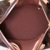 Bolso de mano Louis Vuitton Speedy 25 cm en lona Monogram marrón y cuero natural - Detail D2 thumbnail