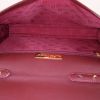 Bolso bandolera Cartier en cuero color burdeos - Detail D2 thumbnail