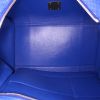 Borsa Celine Trapeze in pitone blu e camoscio blu - Detail D3 thumbnail